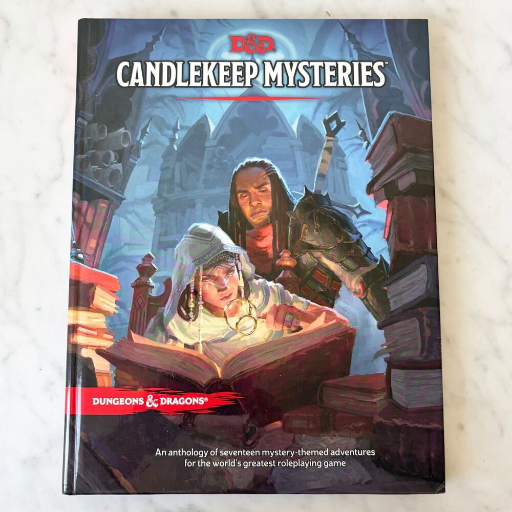 D & D Candlekeep Mysteries Dungeons & Dragons Hardcover Book First Printing 2021
